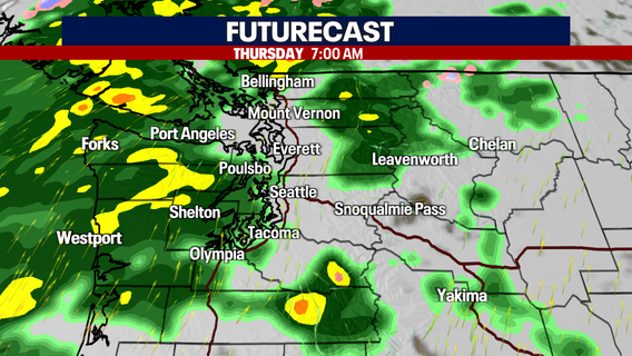 Seattle weather: A wet morning turning to showers, mild temperatures Thursday