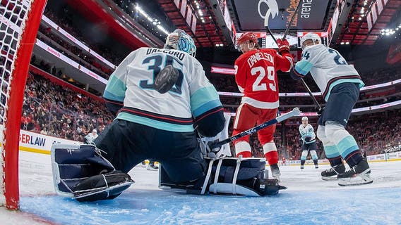 Seattle Kraken lose 4-2 to Red Wings as Nate Danielson scores first career goal