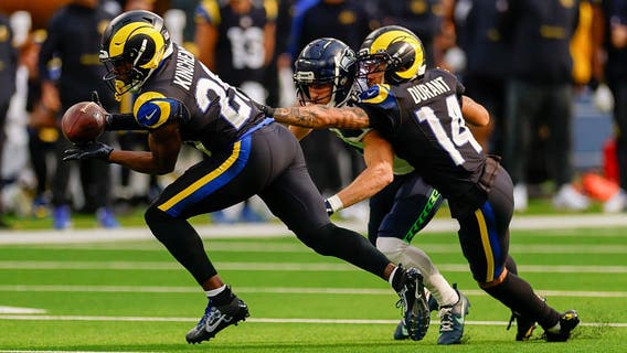 Sam Darnold throws four interceptions as Seattle Seahawks lose 21-19 to Rams