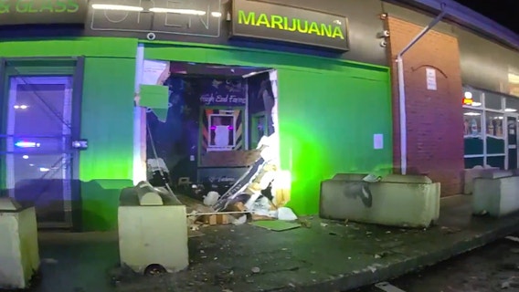 17-year-old arrested after group smashes into The Kushery cannabis shop in Everett, WA
