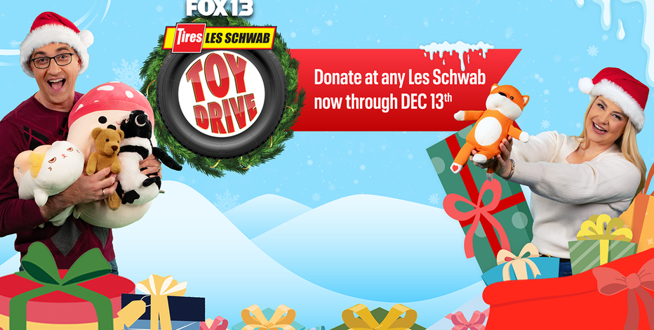 2025 Les Schwab FOX 13 Toy Drive