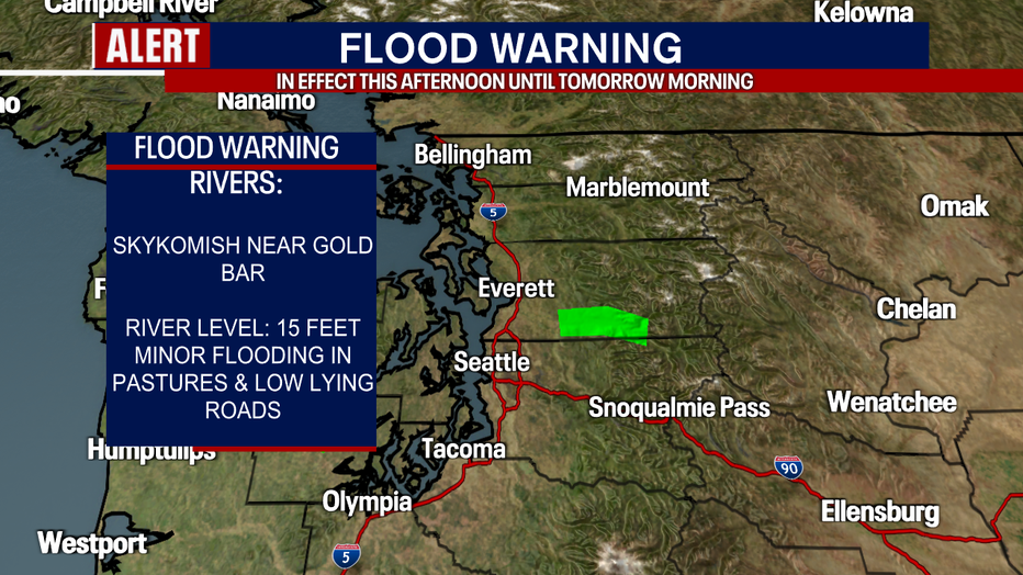 Flood Warning in effect till Sunday morning.