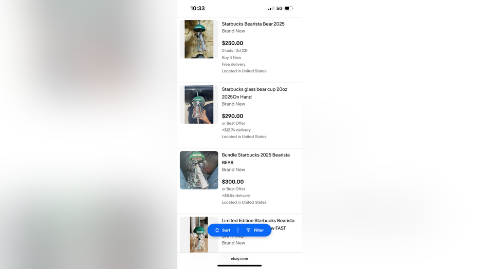 Bearista cup on eBay 