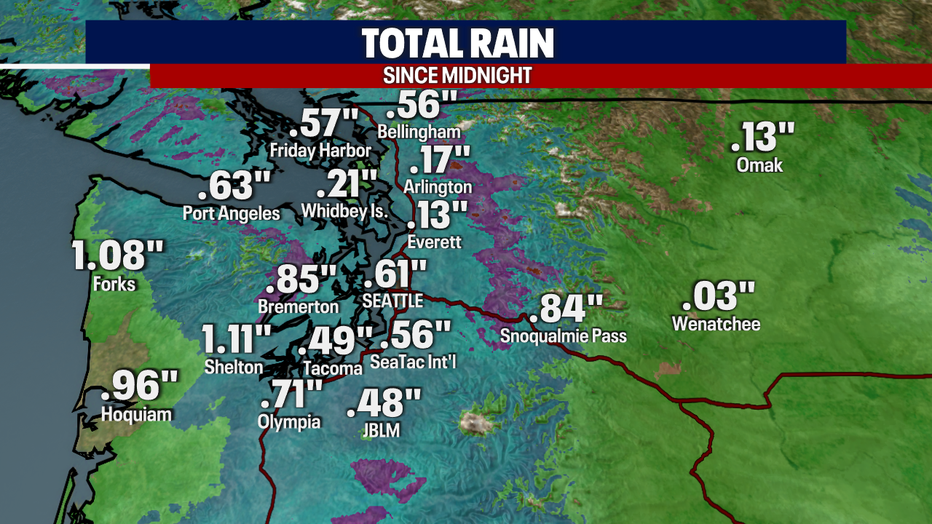 Rain totals at 8:15pm