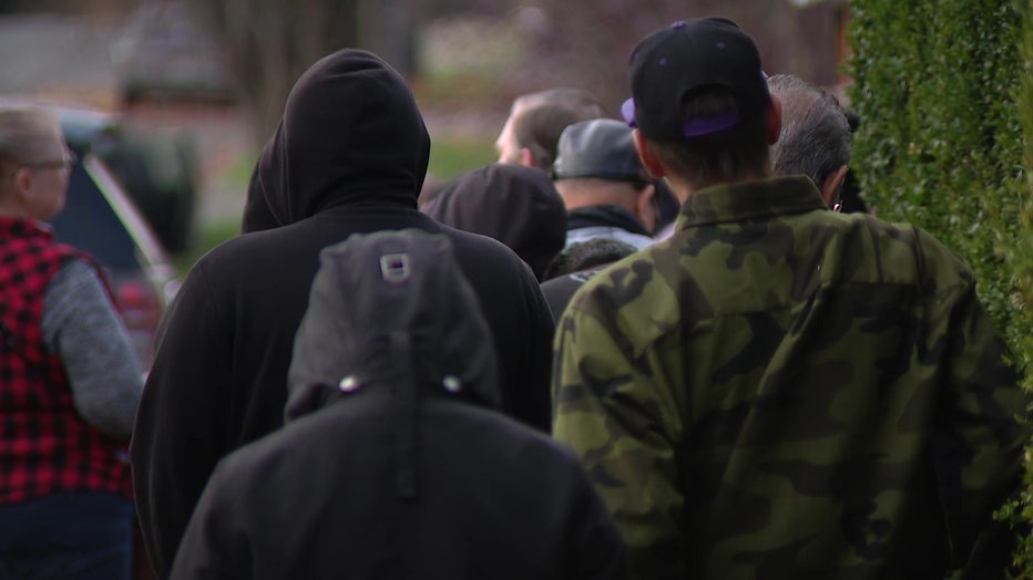 Line for Eloise’s Cooking Pot