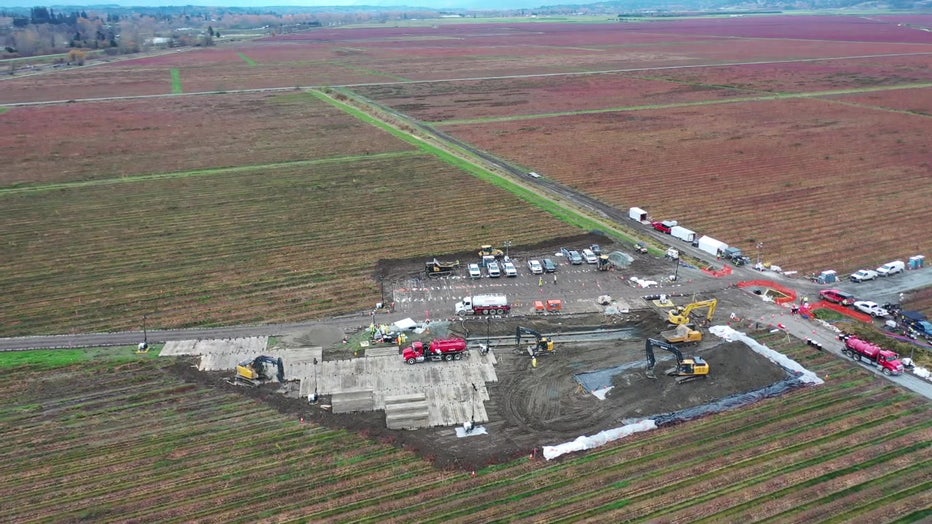 Olympic Pipeline leak near Everett