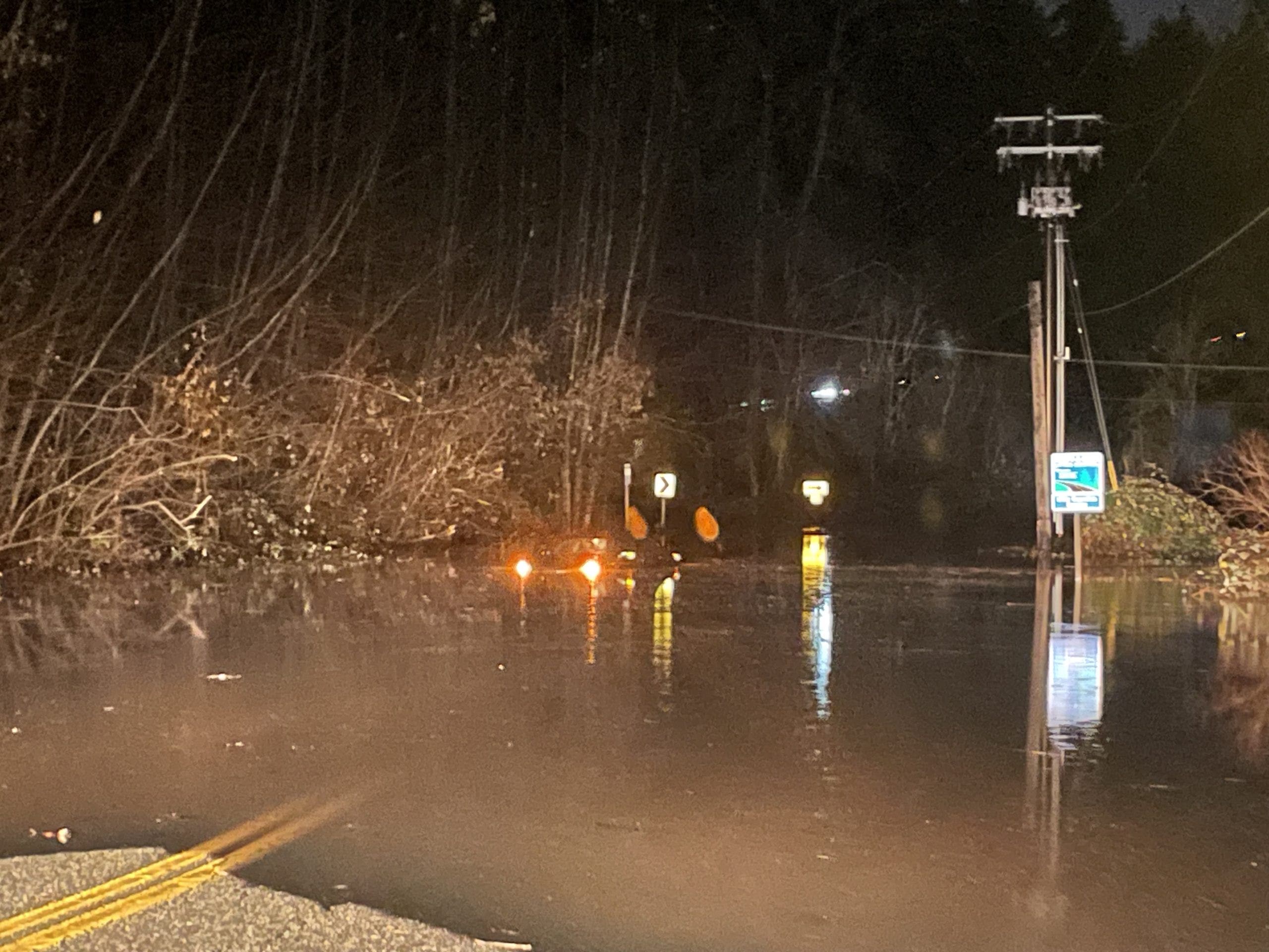 King County, WA road crew rescues driver trapped in floodwaters