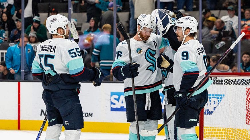 Seattle Kraken snap four-game losing streak, beat Sharks 4-2