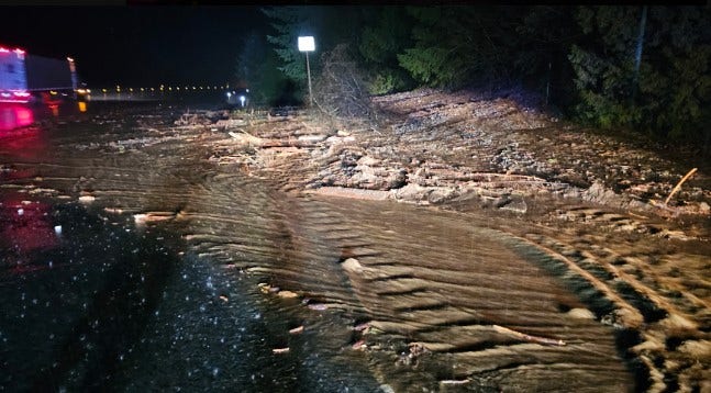 LIVE UPDATES: Mudslide, road closures across Western Washington