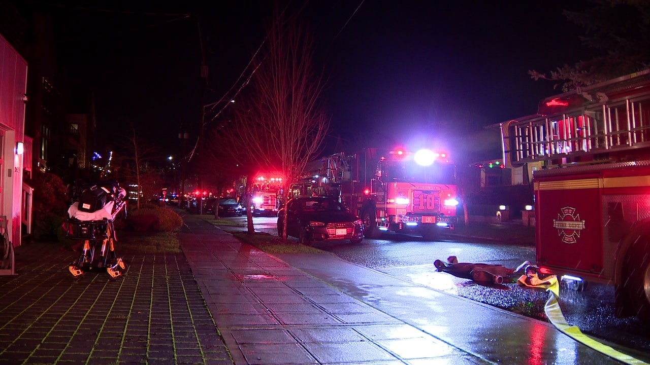 Power lines spark large house fire in Seattle's Central District