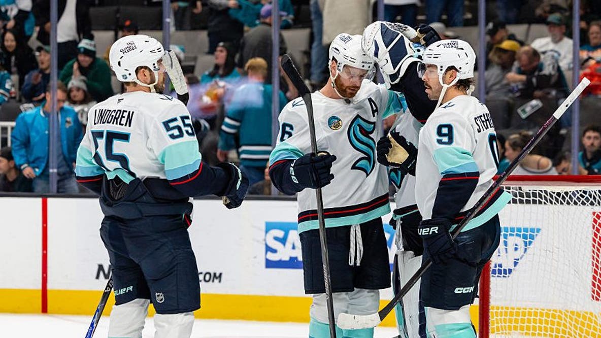 Seattle Kraken snap four-game losing streak, beat Sharks 4-2