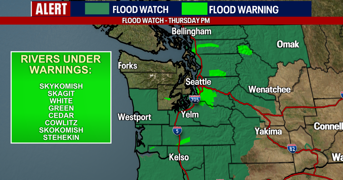 More heavy rain, gusty winds and mountain snow Tuesday | FOX 13 Seattle