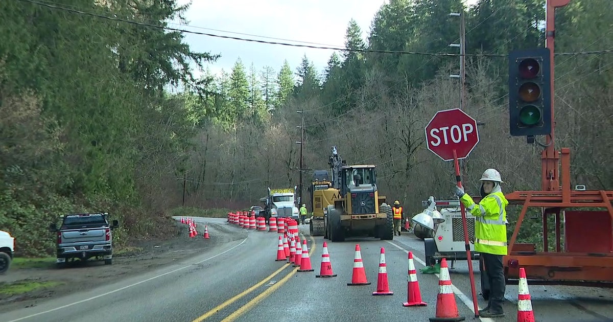 Repairs underway on SR 410 after White River washout | FOX 13 Seattle