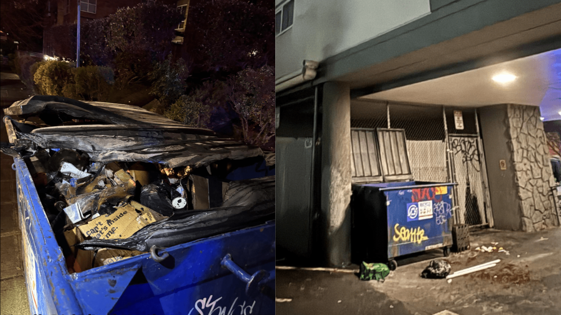 Man arrested for starting dumpster fire in Seattle's First Hill neighborhood