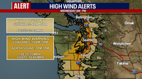 Seattle Weather: High Wind Warning for Christmas Eve Day, damaging winds expected
