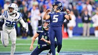 Jason Myers converts team record six field goals as Seattle Seahawks survive Colts 18-16