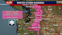 Seattle weather: Scattered showers and heavy mountain snow Friday