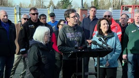 Gov. Ferguson, WA senators tour Mount Vernon’s flood wall after atmospheric river