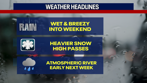 Seattle weather: Wet, breezy and high mountain snow into weekend