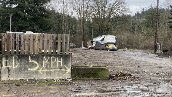 'Muddy mess': Pierce County, WA RV park residents continue flood clean-up