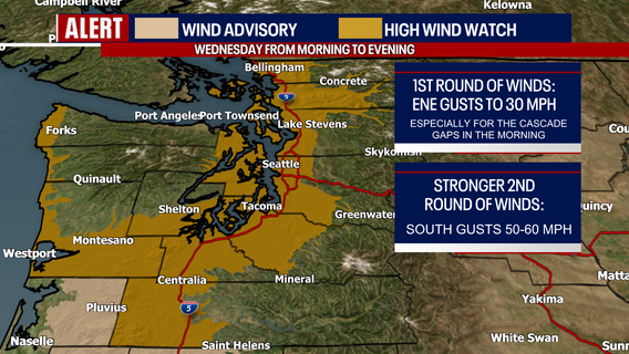 Windstorm possible on Christmas Eve in Seattle