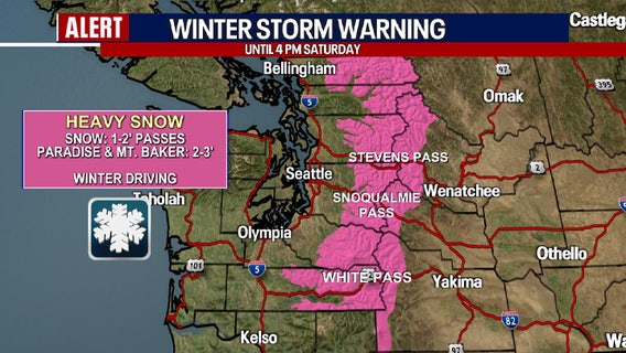 Seattle weather: Rain, mountain snow and minor flooding possible this weekend