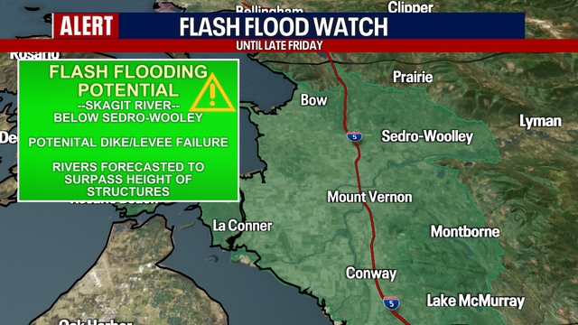 WA river levels remain high through Thursday, scattered showers remain
