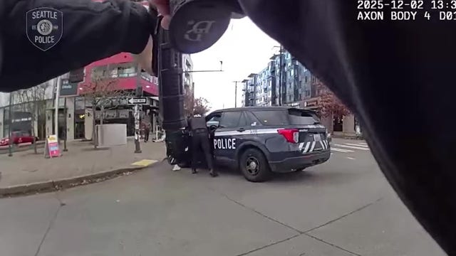 Seattle police release bodycam video in fatal shooting of armed man