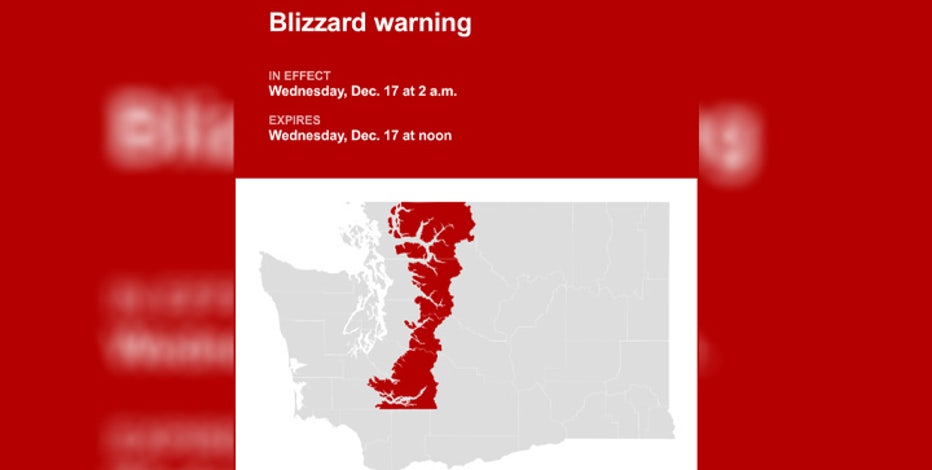 'Do not travel': NWS issues blizzard warning for WA Cascades and Olympics