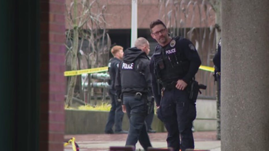 Bellevue Police respond to officer involved shooting near Transit Center