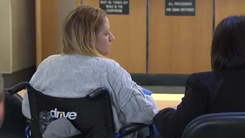 Kylene Ann Robertson in court facing charges for multiple DUI arrests in a single week in Pierce County Washington