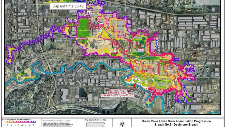 The Desimone Levee has breached. This is a GO NOW evacuation for people in parts of Kent, Tukwila, and Renton. In Tukwila the GO NOW is only for that part of the City south of S. 180th Street and west of West Valley Hwy. The City nor King County has not issued an evacuation for any areas west of the Green River. However, the situation could change and residents and business should be READY in case an evacuation order needs to be issued