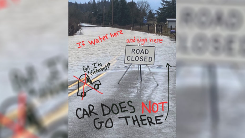 Flooding in Tacoma, Washington