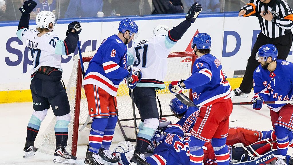 Seattle Kraken score four unanswered goals to beat NY Rangers 4-2