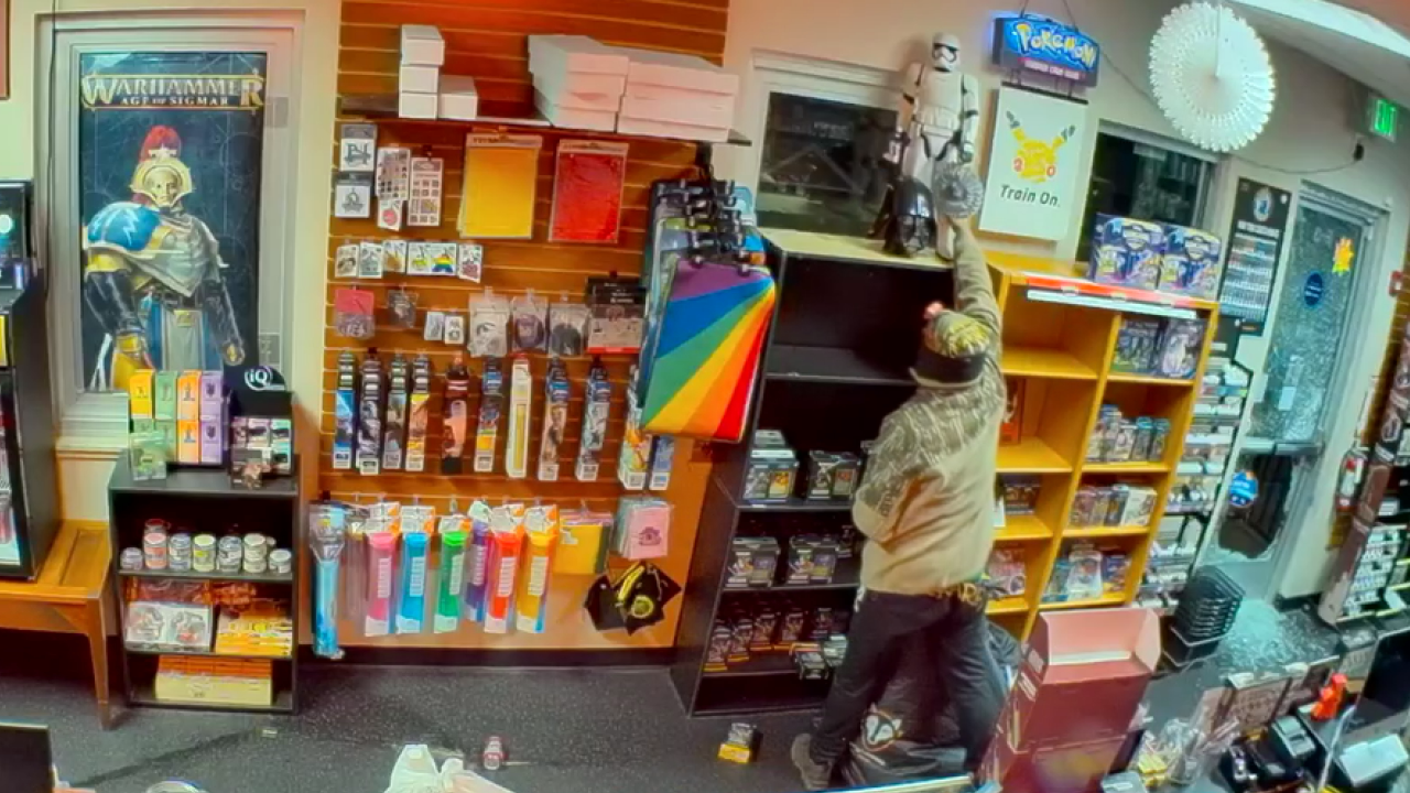 Crooks target mom and son owned Seattle trading card shop