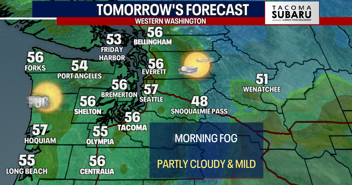 Seattle weather: Dry and mild weather for work week