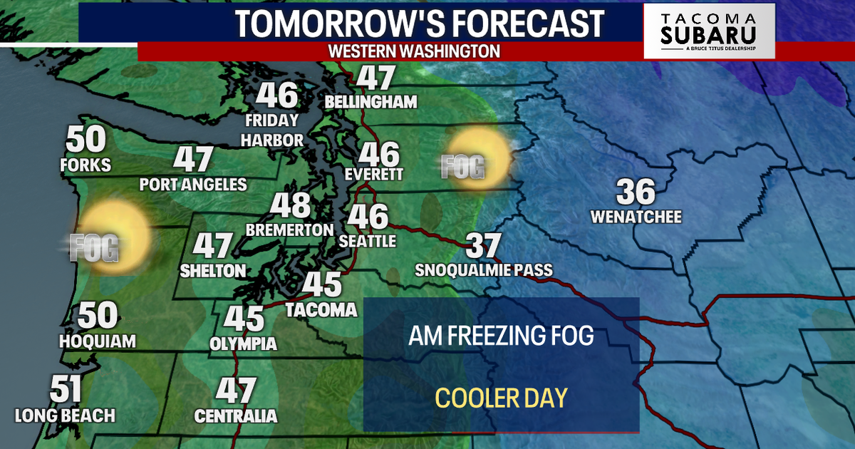 Seattle weather: Dry stretch continues, morning fog to sunshine Wednesday
