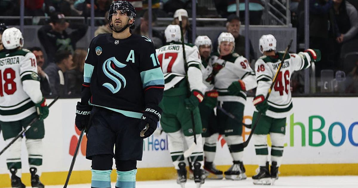Seattle Kraken extend points streak to 10 games, lose 3-2 to Wild in overtime