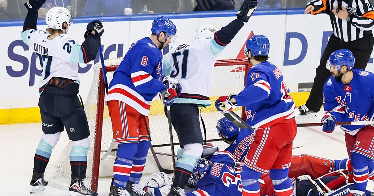 Seattle Kraken score four unanswered goals to beat NY Rangers 4-2