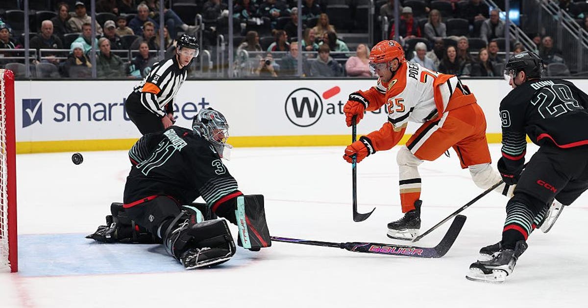 Seattle Kraken can't overcome sluggish start, lose 4-2 to Ducks