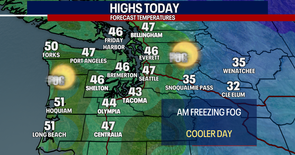 Dry stretch continues, morning fog to sunshine Wednesday | FOX 13 Seattle