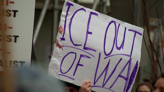 ‘This is mass terror’; WA protesters demand ‘ICE out of Tacoma’