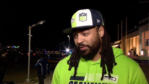 Former Seahawk pumps fans up as Seattle’s Pioneer Square prepares for NFC championship