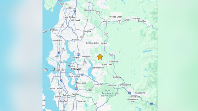 3.0 magnitude earthquake recorded near Duvall, WA