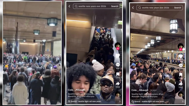 Revelers pack Seattle light rail stations for NYE. Is the World Cup next?