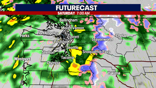 Seattle Weather: Mild, breezy at times, and scattered showers this weekend