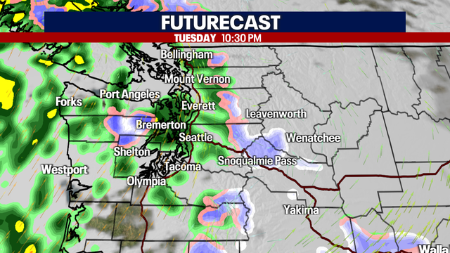 Seattle weather: Rain returns late Tuesday night