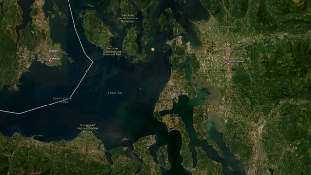 2.7 magnitude earthquake felt near Anacortes, WA
