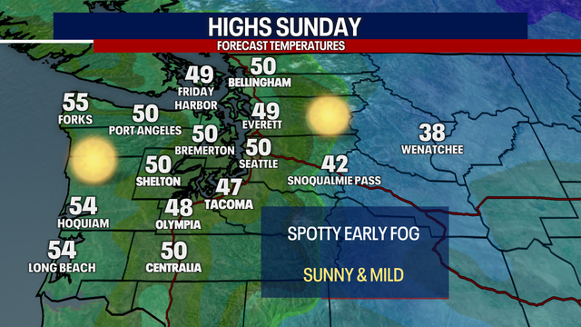 Dry, sunny weather lingers in Seattle