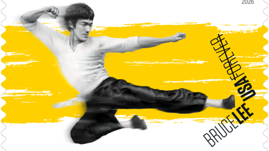bruce lee, forever stamp, usa